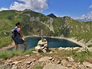 CORNO STELLA (2620 m), monti, laghi, fiori, stambecchi-11lu22